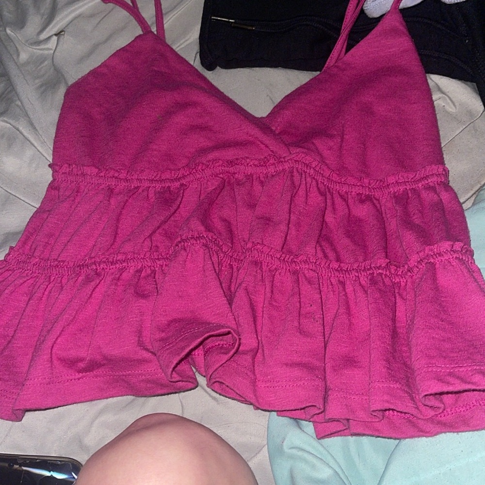 Pink tank top from Walmart size small